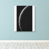 Saturns Tethys Leinwanddruck (Insitu (Holzboden))