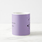 Saturns weiche Lilac-Momente Kaffeetasse (Mittel)