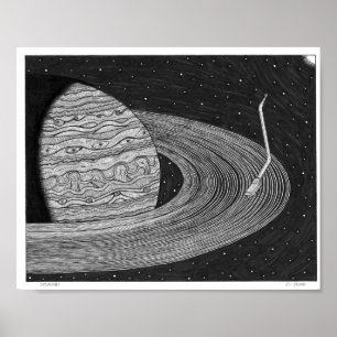 Saturntable Plakat