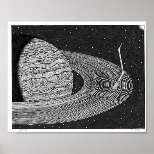 Saturntable Poster (Vorne)