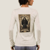 Saturnus Rex: The Planetary Magic Seal & Sigil Tri-Blend Shirt (Rückseite)