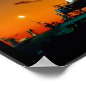 SaturnV-Raketenposter Poster (Ecke)