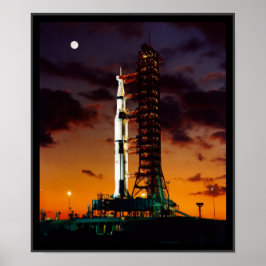SaturnV-Raketenposter Poster