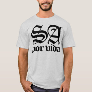 SATX POR VIDA 210 für Leben-altes englisches T-Shirt