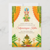 Satya Narayan katha Einladung Satyanarayan poja (Vorderseite)