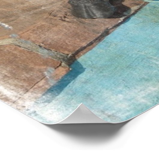 Satyr Fountain Poster (Ecke)