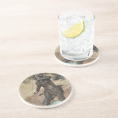 Satyr Fountain Untersetzer (Seite)