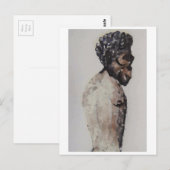 Satyr/Haushalt RS Öl p Postkarte (Vorne/Hinten)