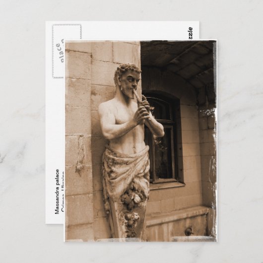 Satyr Postkarte (Vorne/Hinten)