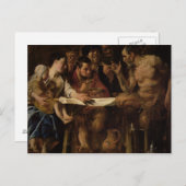 Satyr und Bauer, 1620 Postkarte (Vorne/Hinten)