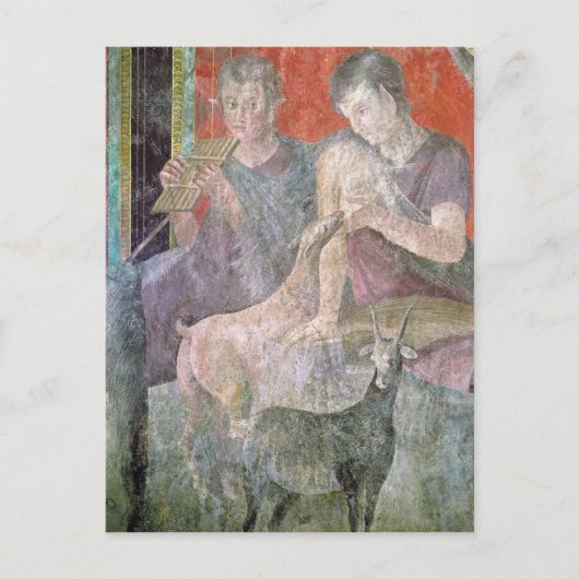 Satyr und Nymph Postkarte (Vorderseite)