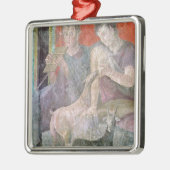 Satyr und Nymphe Silbernes Ornament (Links)