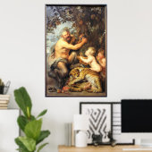 Satyr und Tigress Poster (Heimbüro)