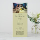 Satyrer Locker Room Custom Party Einladungen (Stehend Vorderseite)