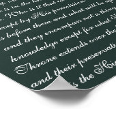 Satz des Thrones Poster (Ecke)