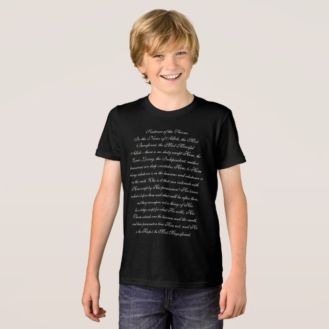 Satz des Thrones Tri-Blend Shirt (Vorderseite voll)