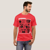 Satz ist der Vater Weihnachten ein Abfall T-Shirt (Vorne ganz)