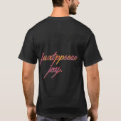 Satz "Juxtapose Joy T-Shirt (Rückseite)