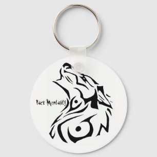 Satz-Mentalität offizielles Keychain. Schlüsselanhänger