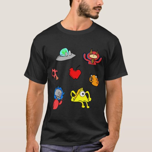 Satz seltener Dinge T-Shirt (Vorderseite)