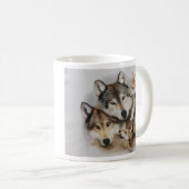 Satz Wölfe Kaffeetasse (VorderseiteRechts)