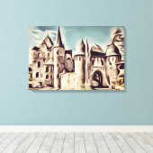 Satzvey-Burg Leinwanddruck (Insitu (Holzboden))