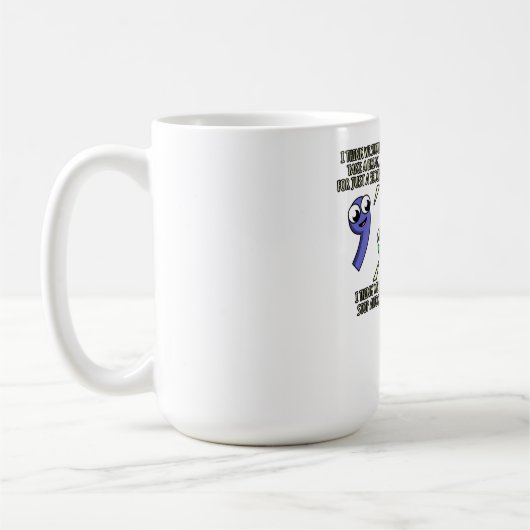 Satzzeichen für Englischlehrer Kaffeetasse (Links)