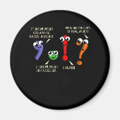 Satzzeichen für Englischlehrer Magnet (Vorne)