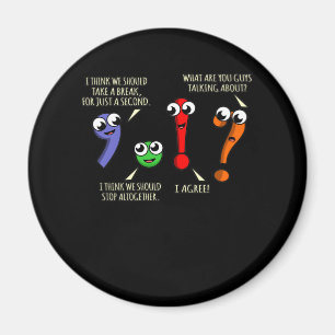 Satzzeichen für Englischlehrer Magnet