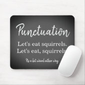 Satzzeichen Grammar Funny Mousepad (Mit Mouse)