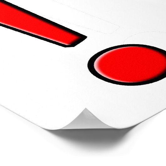 Satzzeichen Poster (Ecke)