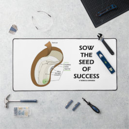 Sau das Saatgut von Erfolg Dicotyledon Bean Saatgu Schreibtischunterlage