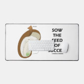 Sau das Saatgut von Erfolg Dicotyledon Bean Saatgu Schreibtischunterlage (Tastatur & Maus)