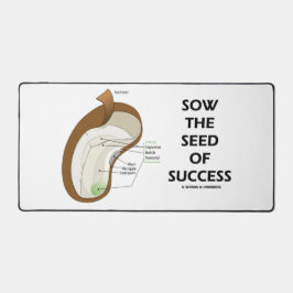 Sau das Saatgut von Erfolg Dicotyledon Bean Saatgu Schreibtischunterlage