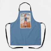 Sau die Samen der Freiheit! -Blau Schürze (Vorderseite)