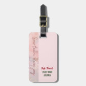 Sau Glauben. Reap joy - Gepäckmarke Gepäckanhänger (Vorderseite vertikal)