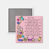 "Sau traurig." Magnet (Vorderseite/Rückseite)