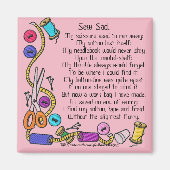 "Sau traurig." Magnet (Vorne)