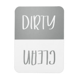 sauber | Dirty Dishwasher Magnet-Zeichen Magnet