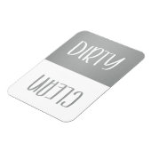 sauber | Dirty Dishwasher Magnet-Zeichen Magnet (Linke Seite)