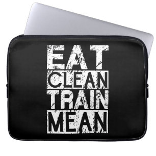 SAUBER ESSEN, TRAGEN GEMEIN - Workout Motivierend Laptopschutzhülle