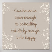 Sauber genug poster (Vorne)