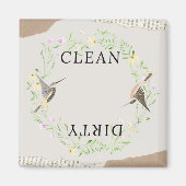 Sauber/Geschirrspüler Magnet (Vorne)