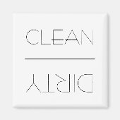 Sauber/Geschirrspüler Magnet (Vorne)