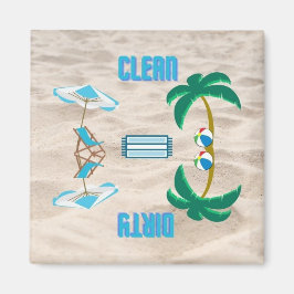 Sauber/Geschirrspüler Magnet