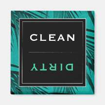 Sauber/Geschirrspüler | Türkisfarbene Tropenpalme