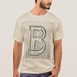 Sauber, kühl und künstlerisch - Kontur Kunst mit M T-Shirt