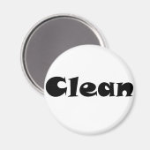 sauber magnet (Vorderseite/Rückseite)