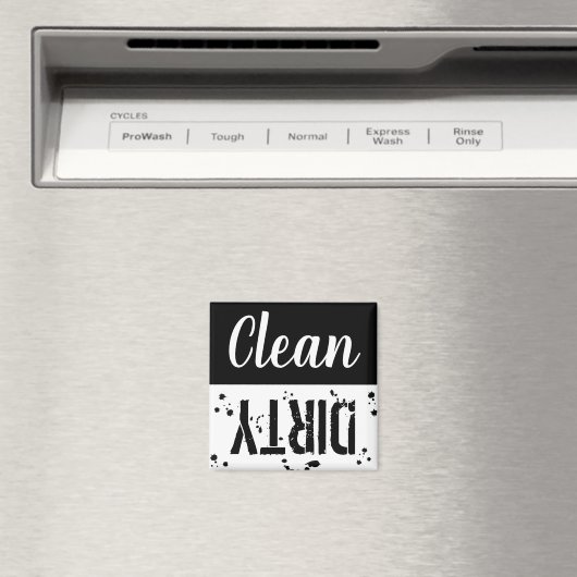 Sauber oder schmutzig | Geschirrspülmaschine Magnet (In Situ (Geschirrspüler))
