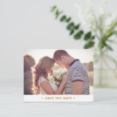 sauber | Save the Date Postkarte (Stehend Vorderseite)